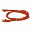Add-On 7FT RJ-45 MALE TO RJ-45 MALE CAT6 STRAIGHT BOOTED, SNAGLESS ORANGE UTP ADD-7FCAT6-OE-TAA
